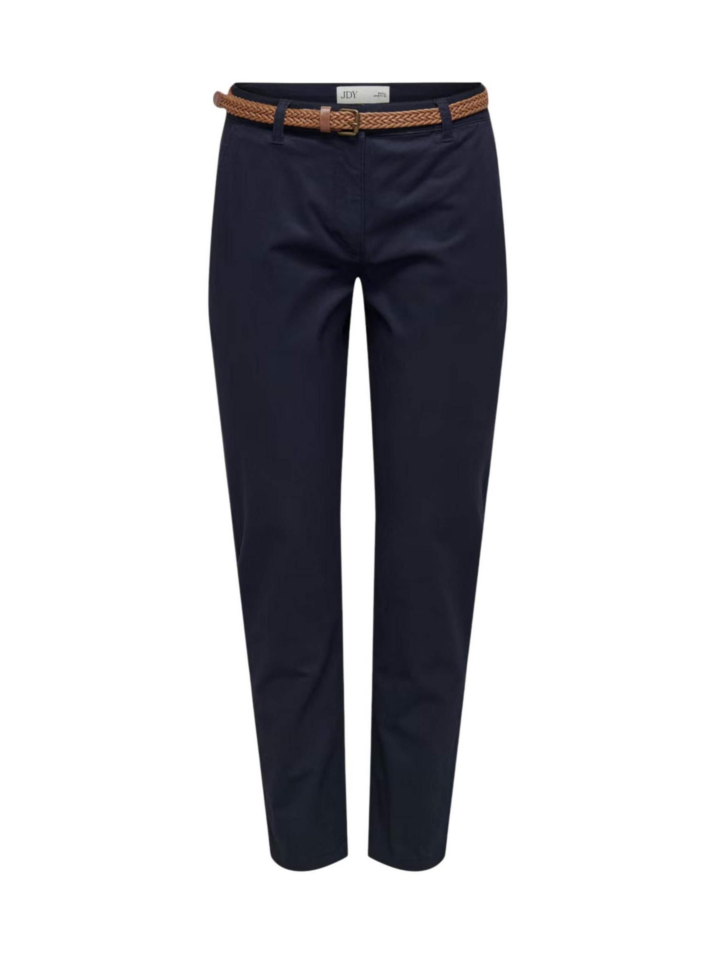 regular Pantaloni 'JDYCHICAGO MW BELT CHINO PANTS WVN NOOS 15311897' di Jaqueline de Yong in blu