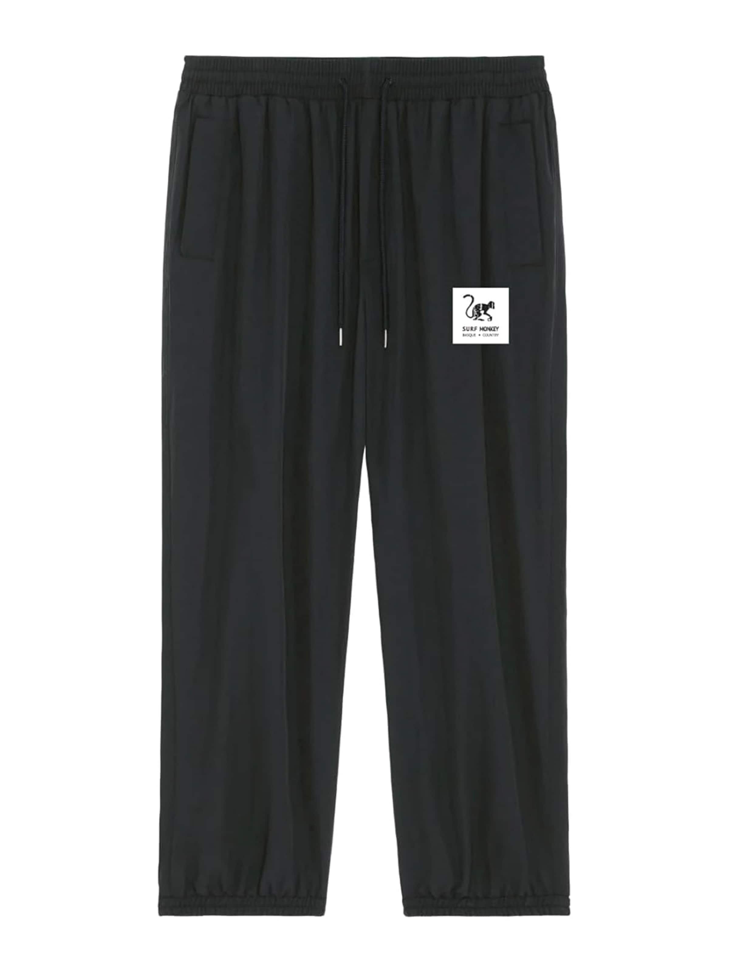 Loosefit Pantaloni funzionali di Surf Monkey in nero: frontale
