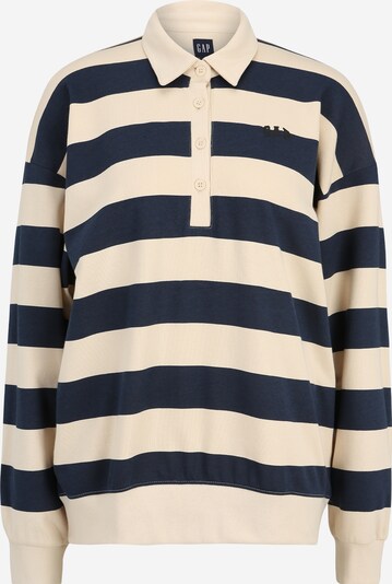 Gap Tall Sweatshirt in ecru / marine / schwarz, Produktansicht