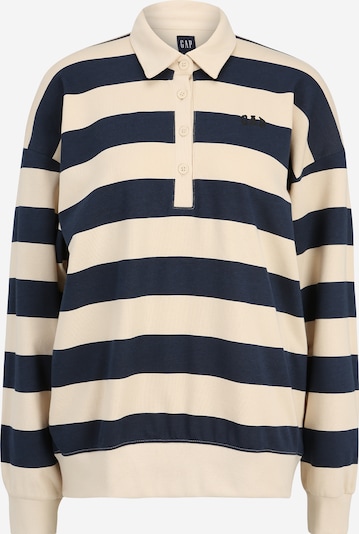 Gap Tall Sweatshirt i ecru / marinblå / svart, Produktvy