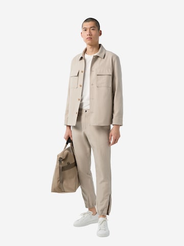 BOGNER Tapered Hose 'Leo' in Beige