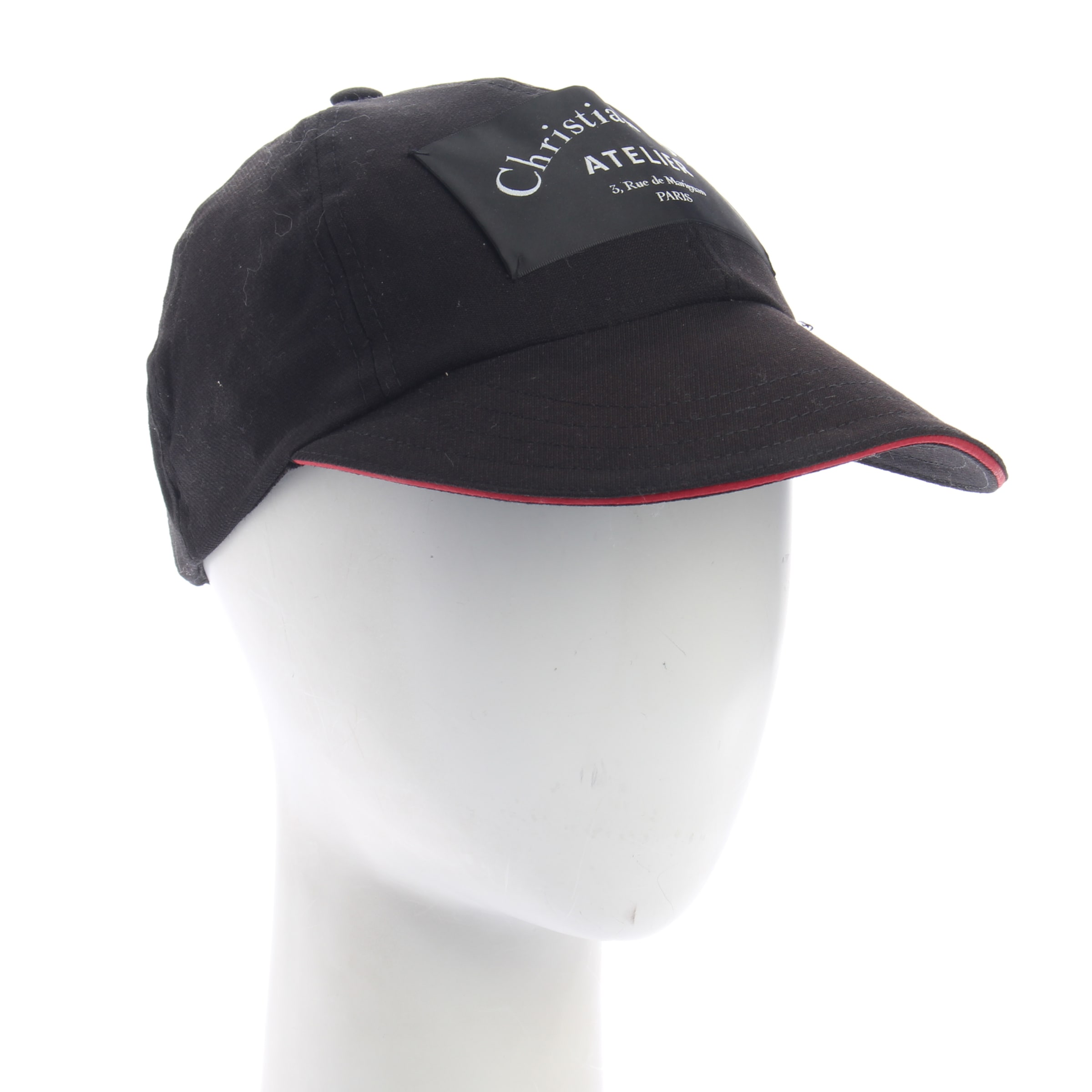 Dior Hut XS-XL in Schwarz: Vorderseite