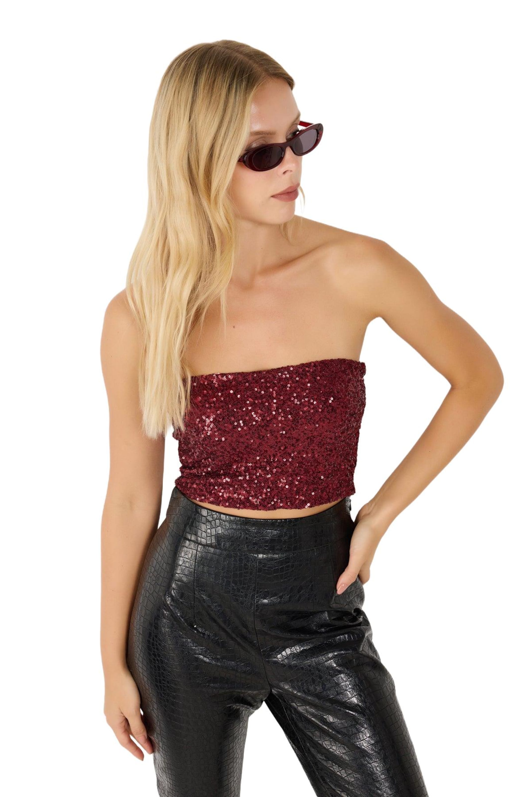 No Matter What Top in Rood