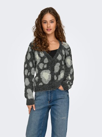 ONLY Knit cardigan 'Edelie' in Grey: front