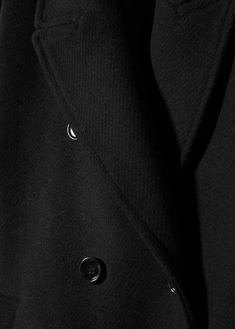 MANGO Płaszcz przejściowy 'gauguin' w kolorze czarny