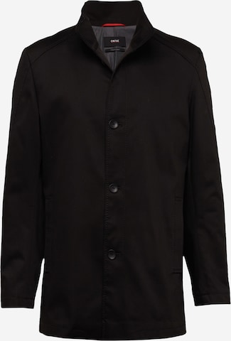 CINQUE Between-seasons coat 'Score' in Black: front