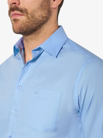 BABISTA Regular fit Button Up Shirt 'Jornan' in Blue