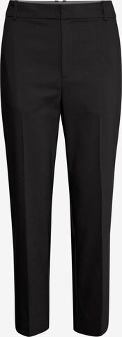 InWear Regular Pleat-Front Pants 'Zella' in Black: front