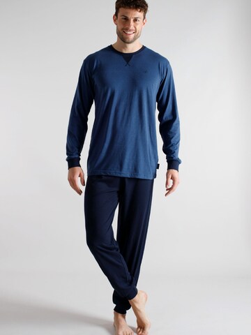 TOM TAILOR Pyjamas lang i blå: forside