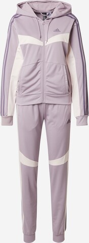 purpurinė ADIDAS SPORTSWEAR Sportinis kostiumas 'Boldblock': priekis