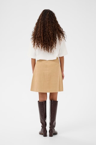 SOAKED IN LUXURY Skirt 'SLLauven' in Beige