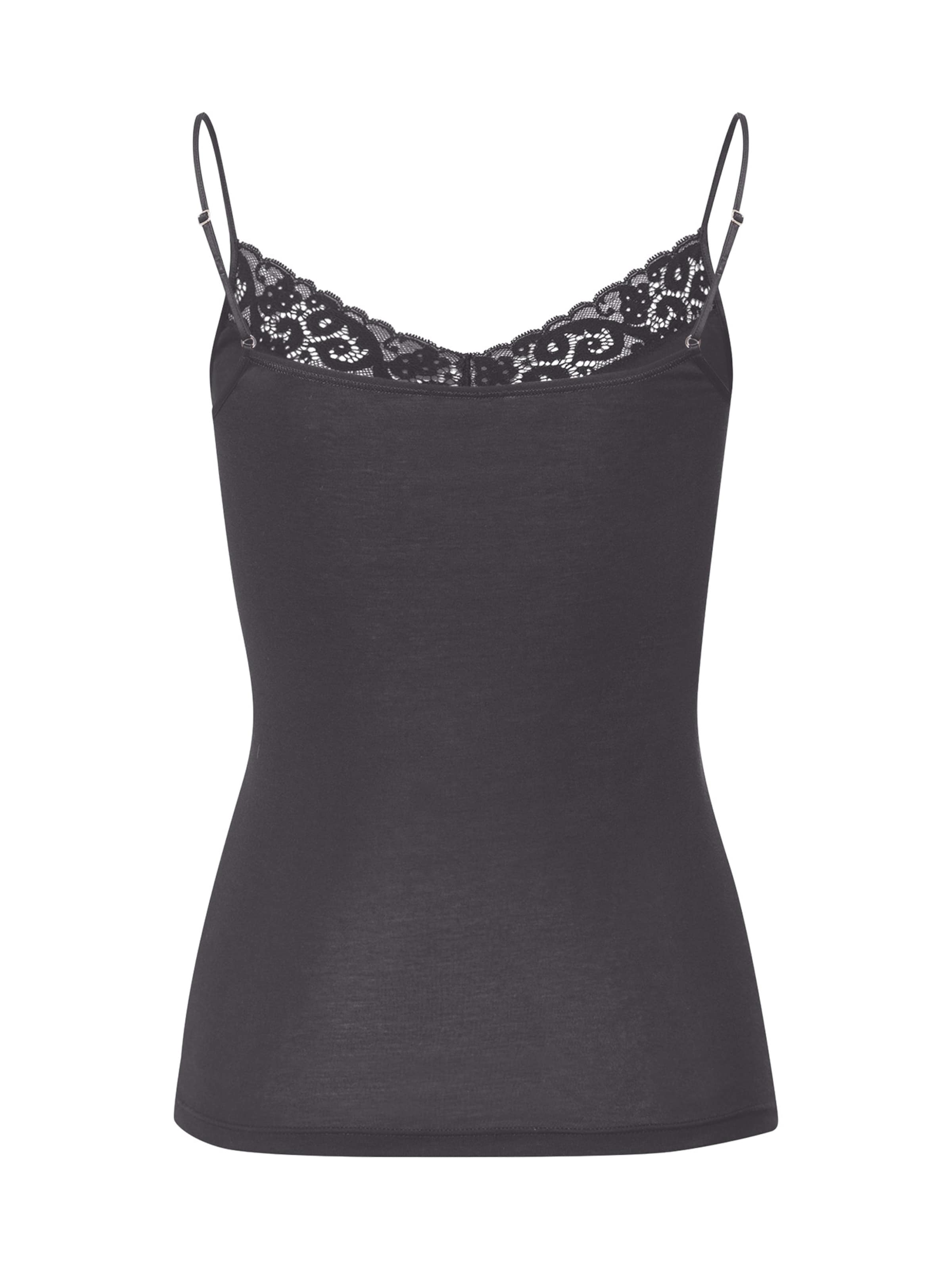 Haut ' Moments ' Hanro en noir