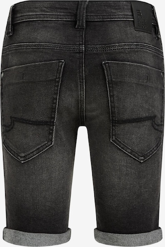 WE Fashion Slimfit Jeans in Zwart