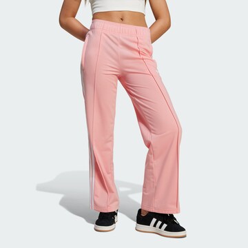 ADIDAS ORIGINALS Bő szár Nadrág 'Adicolor' - rózsaszín: elől