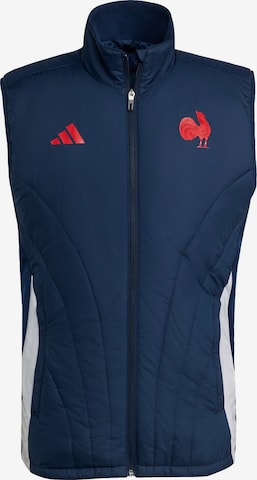 ADIDAS PERFORMANCE - Chaleco deportivo 'France' en azul: frente