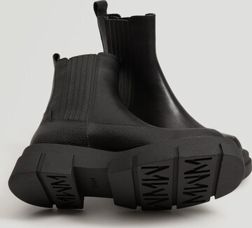 MANGO Boots  'dent' in Schwarz