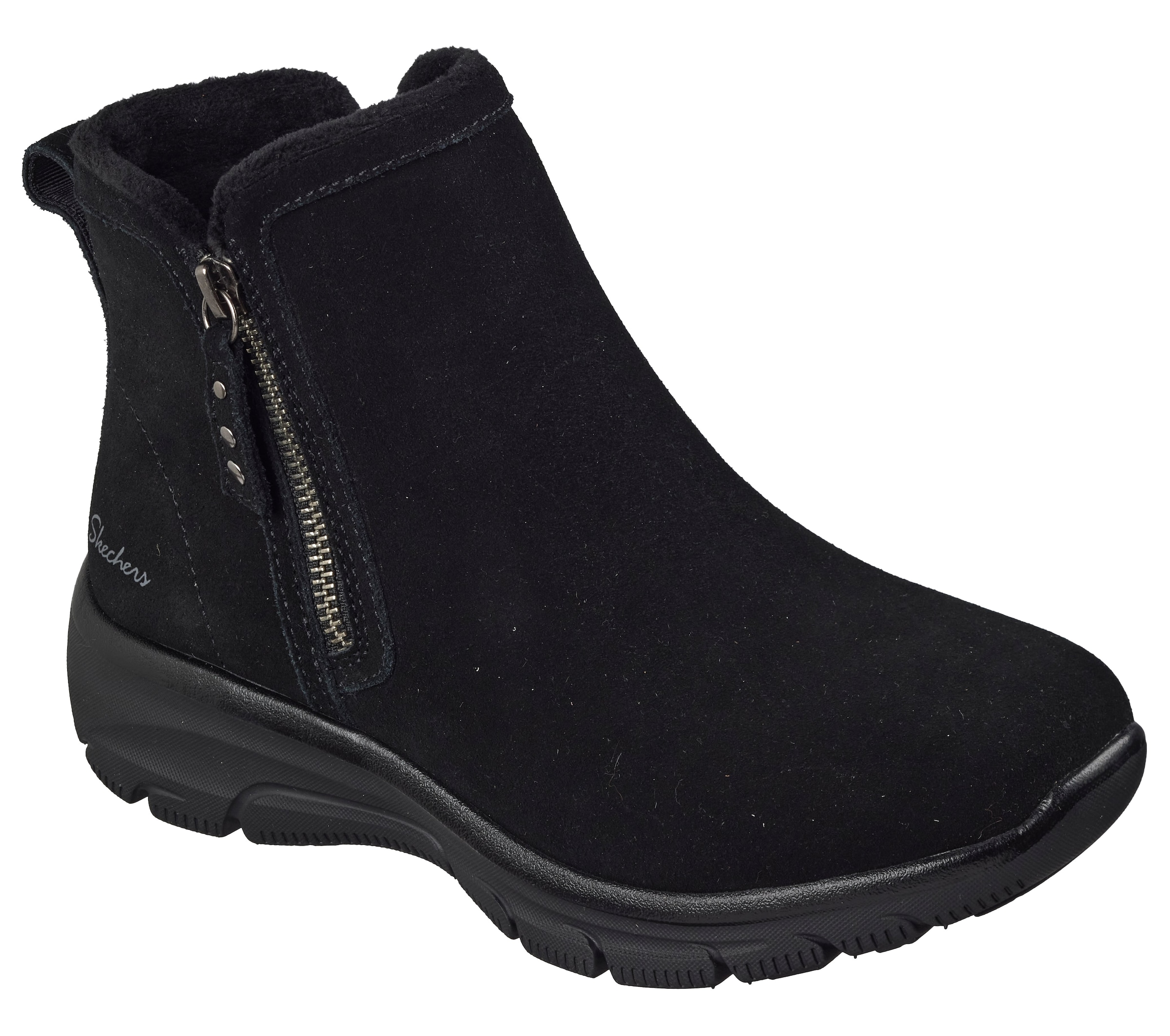 SKECHERS Ankle Boots 'EASY GOING' in Black