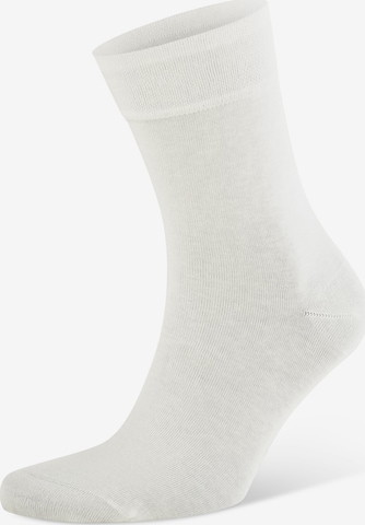 Nur Die Socks in White: front
