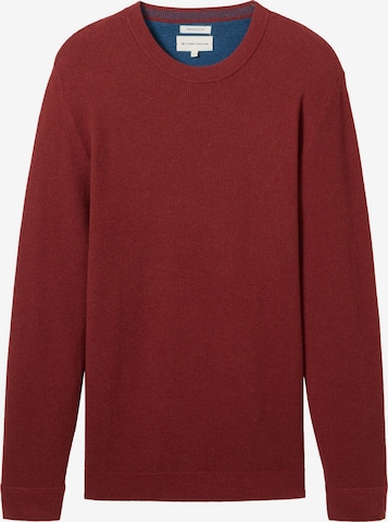 TOM TAILOR Pullover in Rot: Vorderseite
