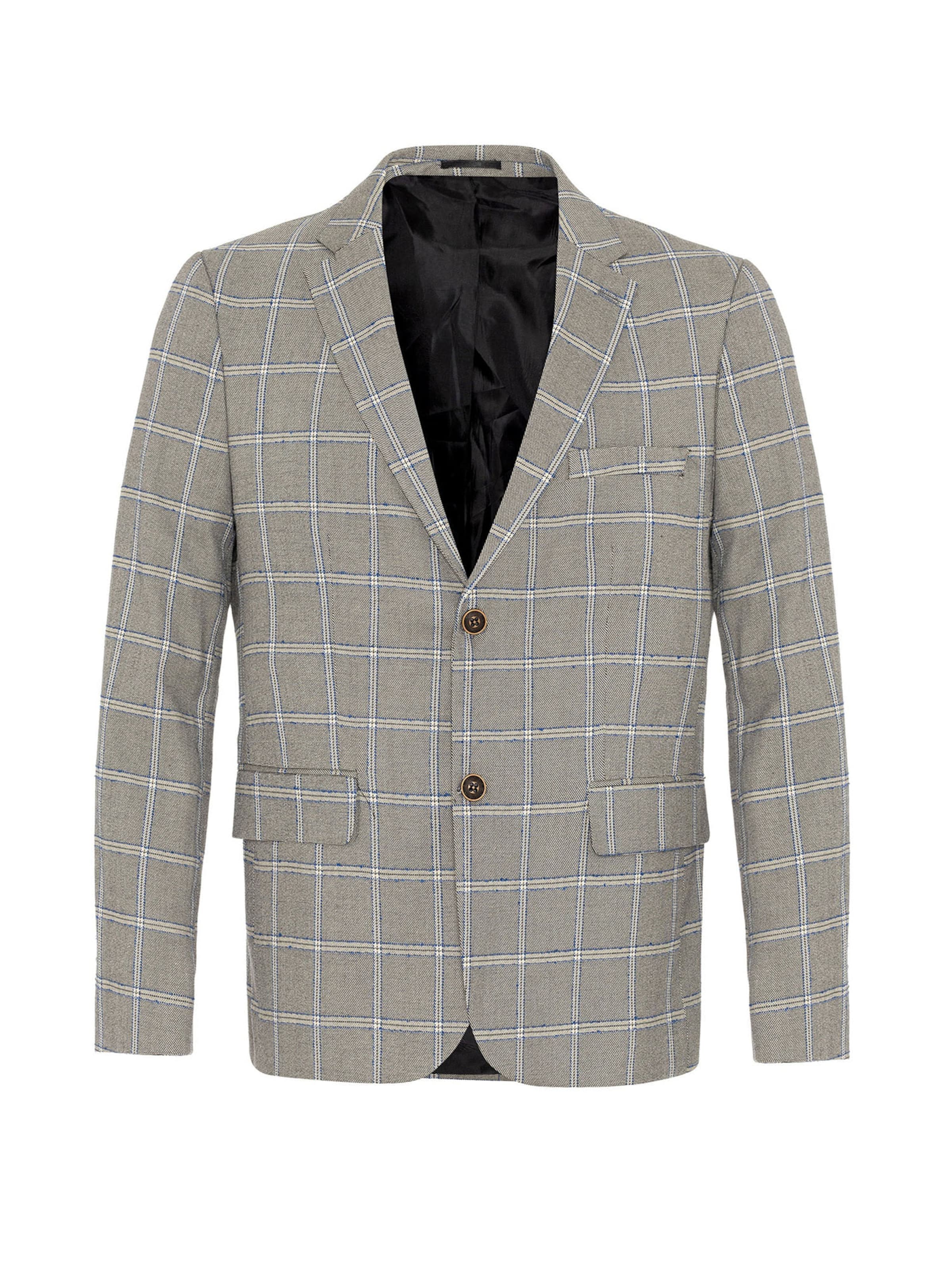 Daniel Hills Regular Fit Sakko in Grau: Vorderseite