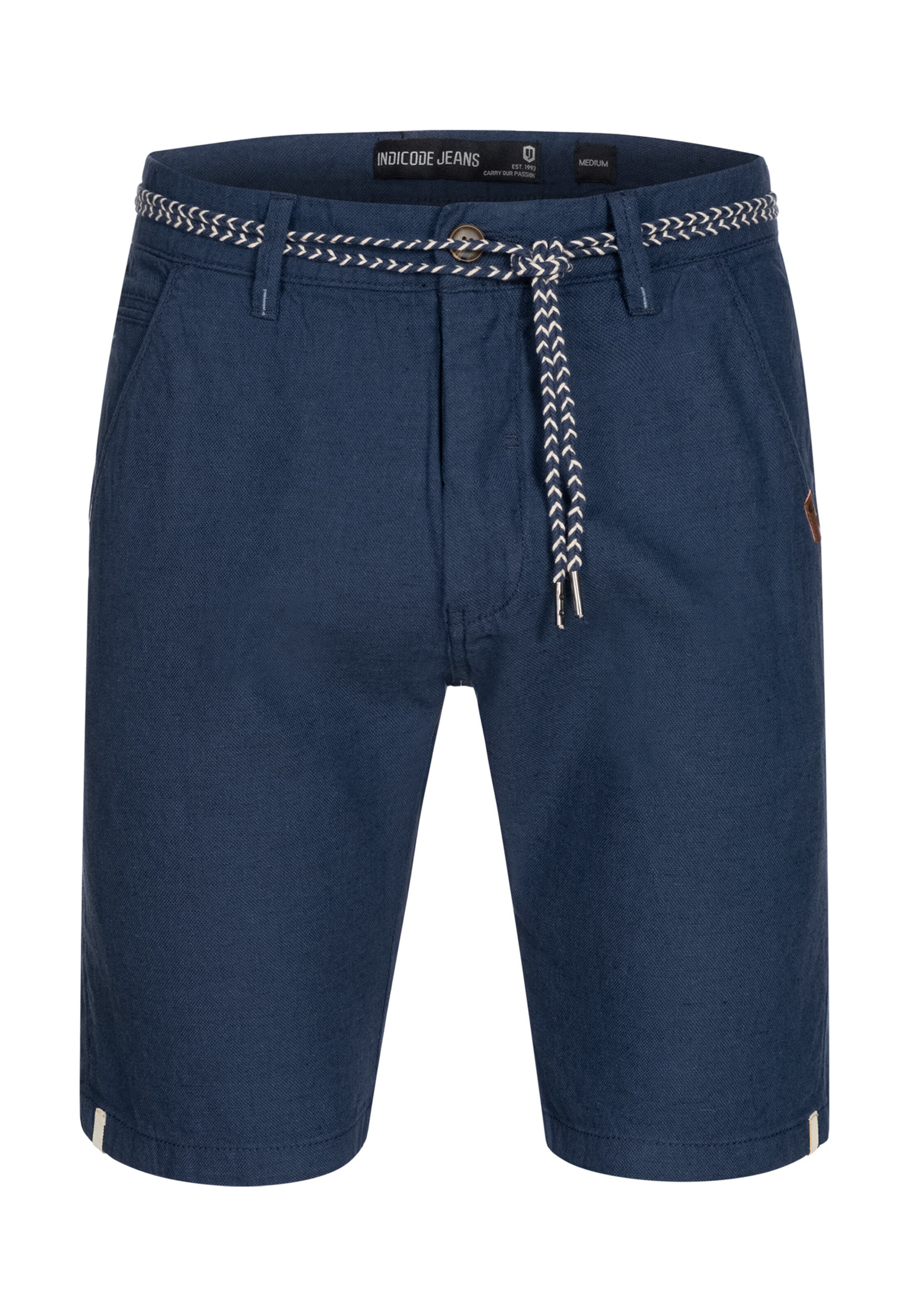 INDICODE JEANS Regular Broek 'Sant Cugat' in Blauw: voorkant