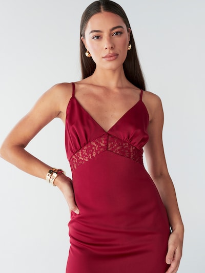 BWLDR Jurk 'PEDRO DRESS' in de kleur Rood, Productweergave