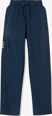 Regular Pantalon cargo TIMBERLAND en bleu : devant