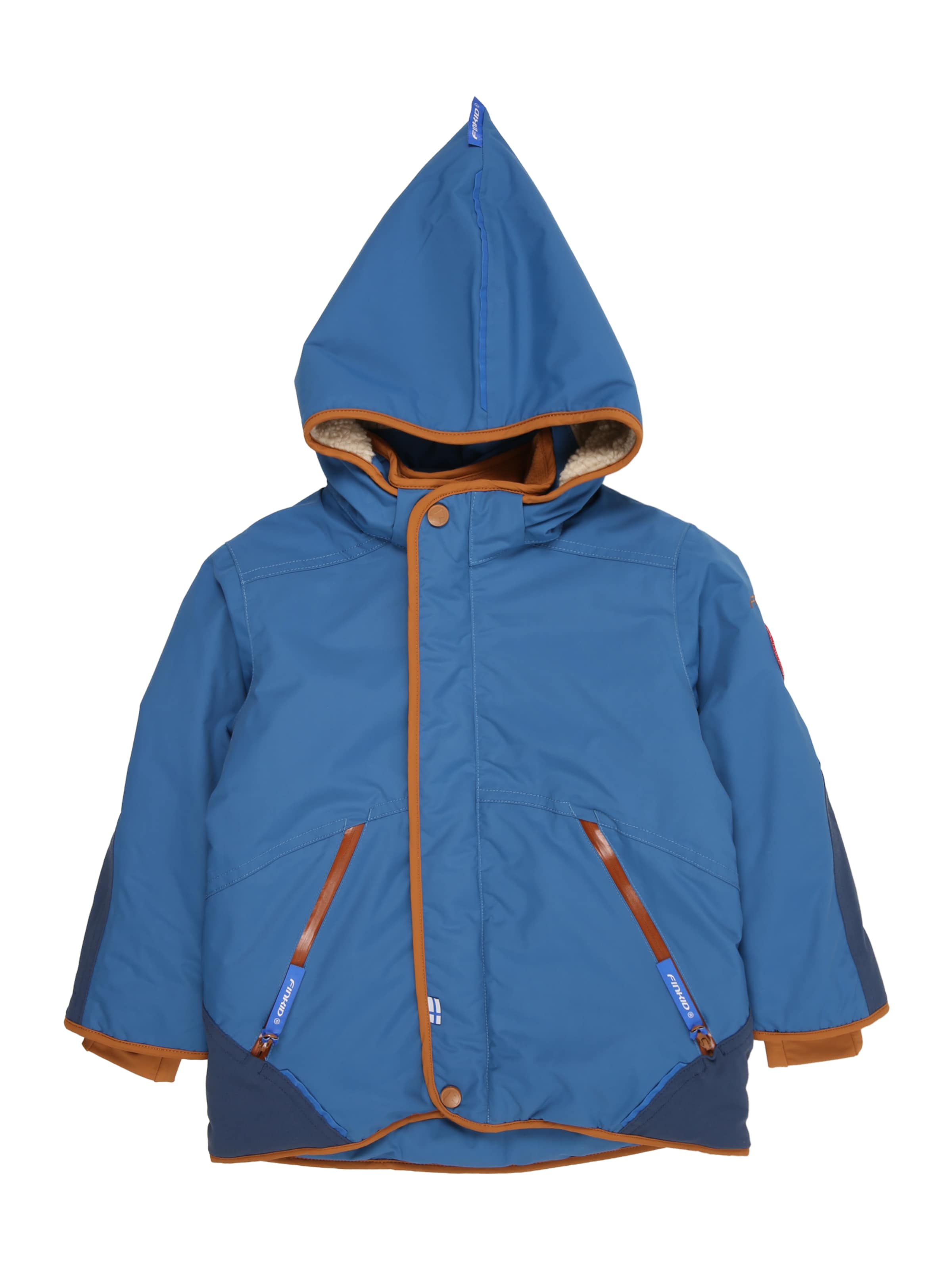 Geacă de iarnă 'Talvinen Husky' de la FINKID pe albastru: față