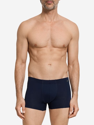 Hanro Boxershorts ' Cotton Essentials ' in Blauw