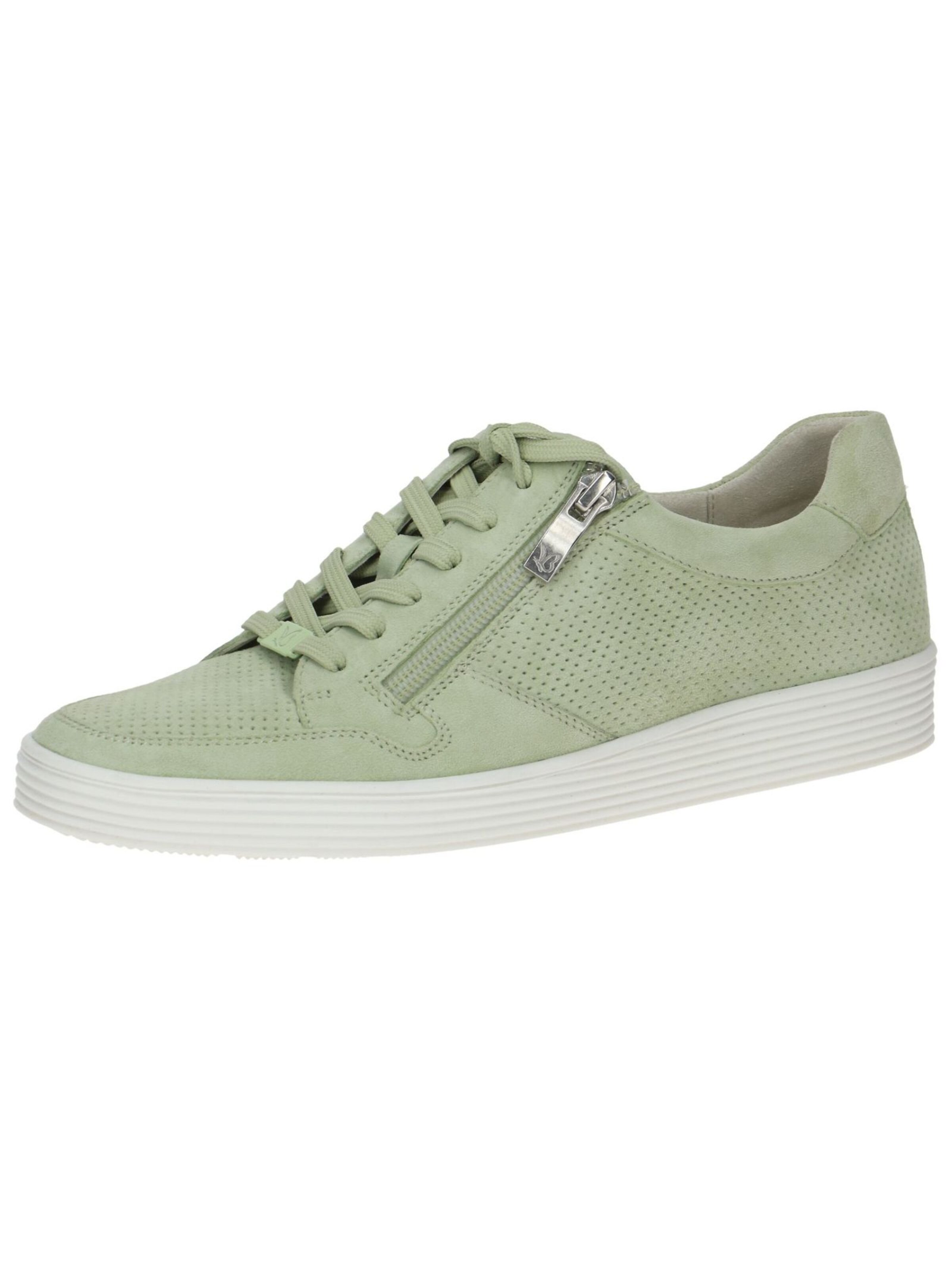 Chaussure de sport à lacets CAPRICE en vert : devant