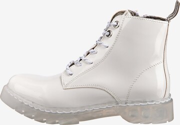 TAMARIS Lace-Up Ankle Boots in White