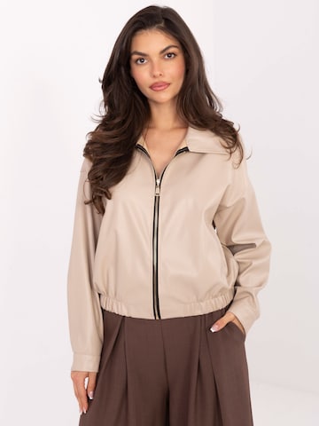 madnezzmilano Übergangsjacke in Beige: Vorderseite