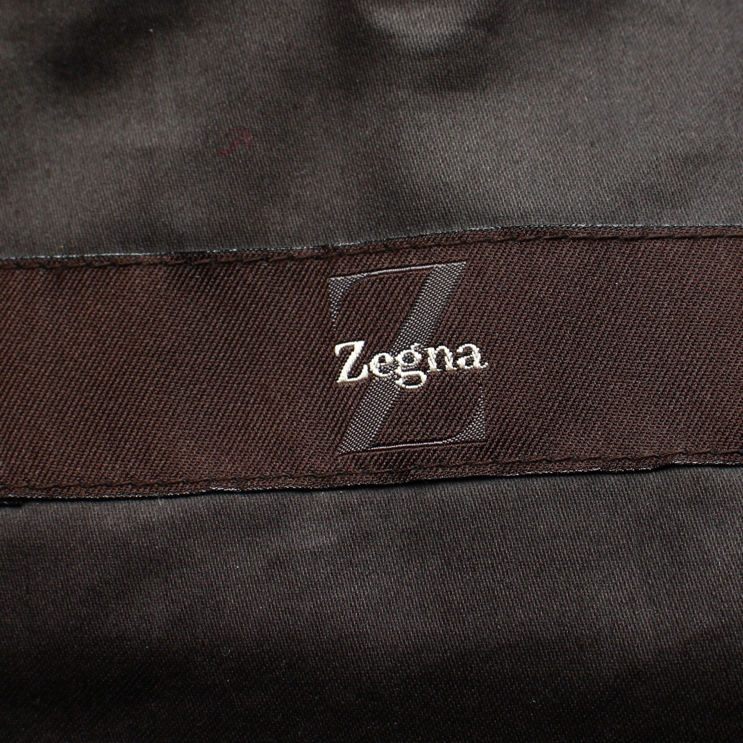 Zegna Jacket & Coat in XL in Brown
