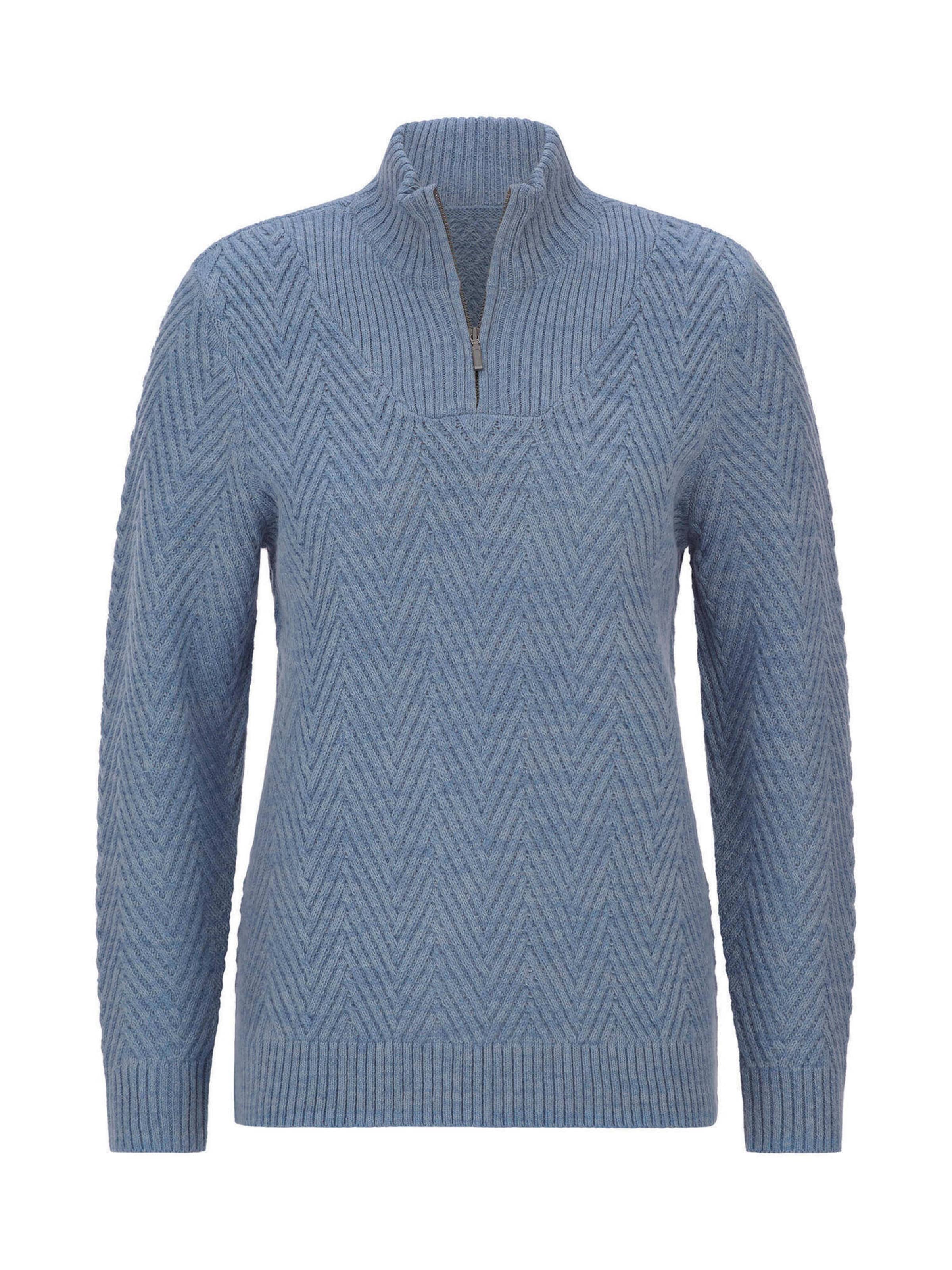 Goldner Pull-over en S en bleu-gris, Vue avec produit