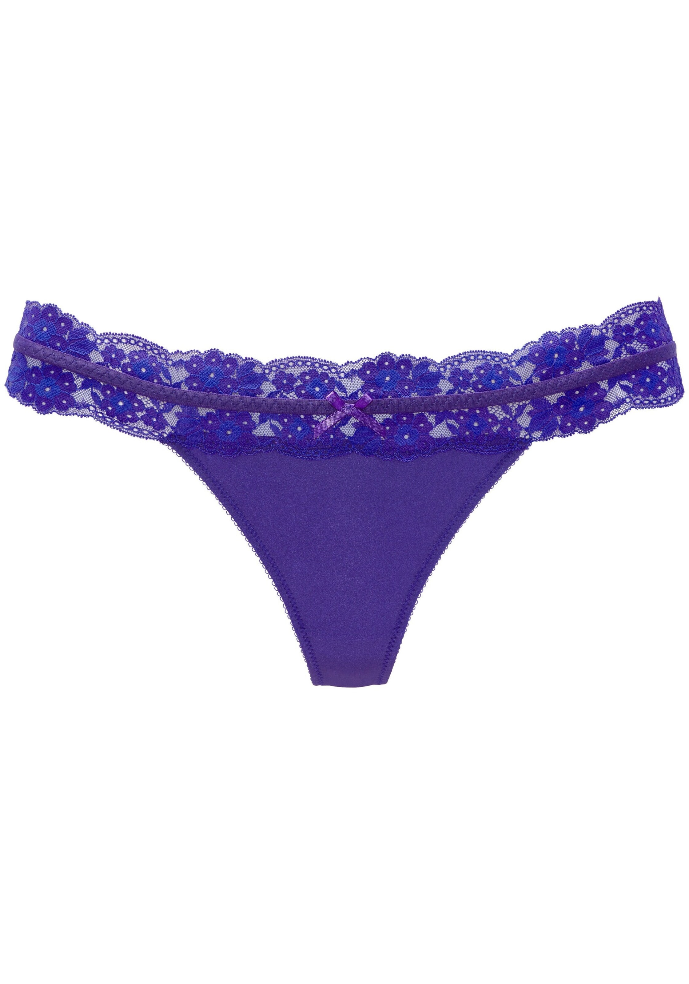 VIVANCE - Tanga en azul: frente