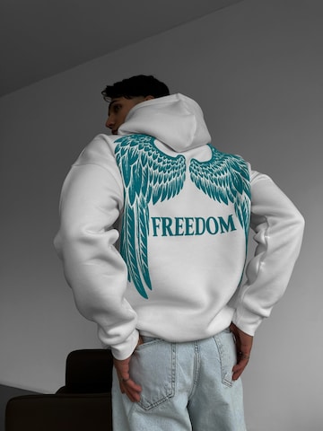 Sweat-shirt Kleidermafia en blanc : devant