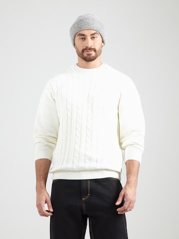 Only & Sons Свитер 'ONSLAMARD' в Белый: спереди