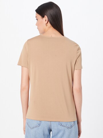 PIECES T-shirt 'KAMALA' i brun