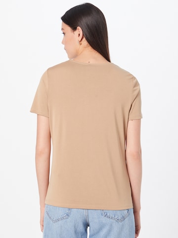 T-shirt 'KAMALA' PIECES en marron