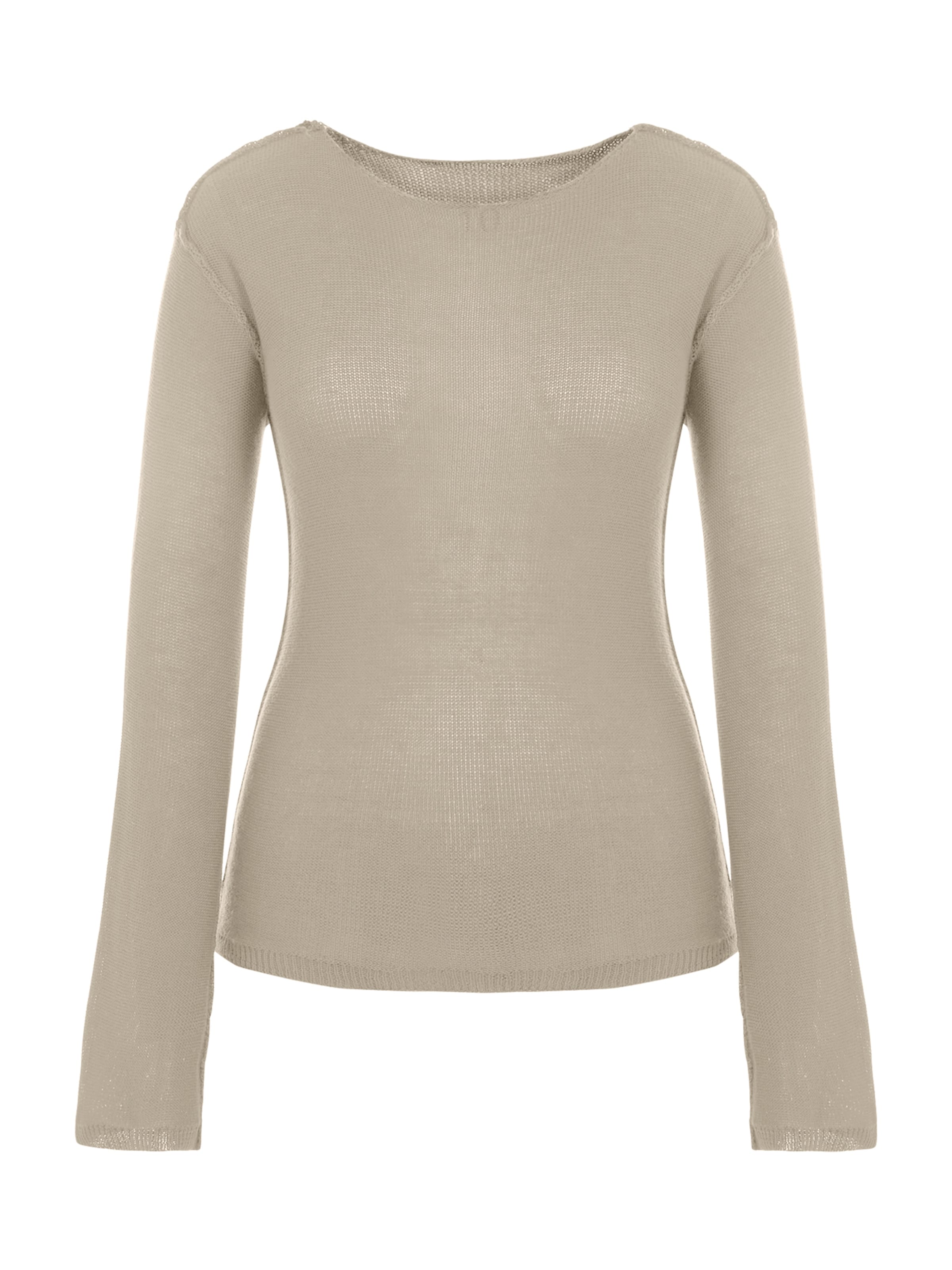 Pull-over Imily Bela en beige : devant