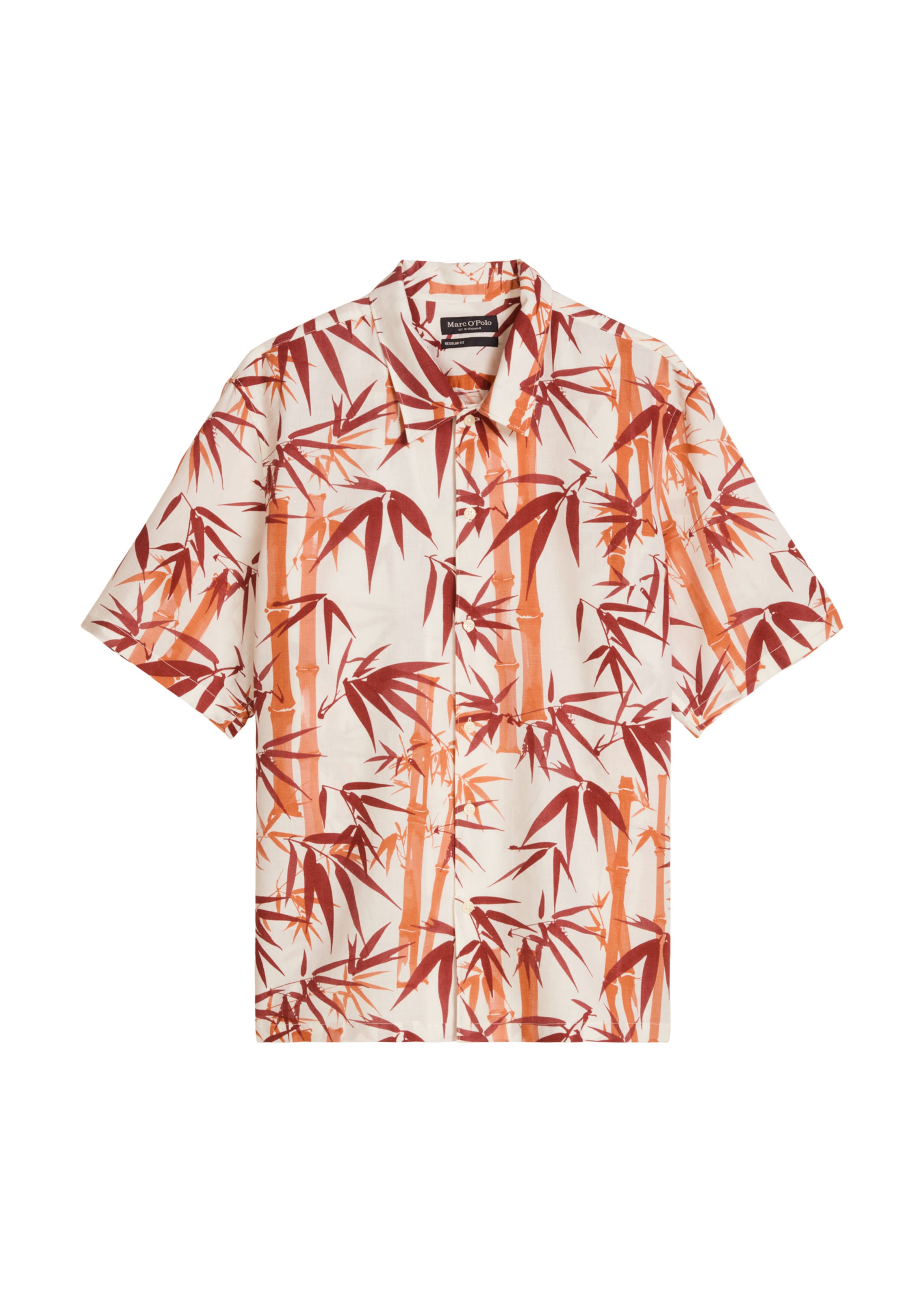 Marc O'Polo Regular fit Button Up Shirt in White: front
