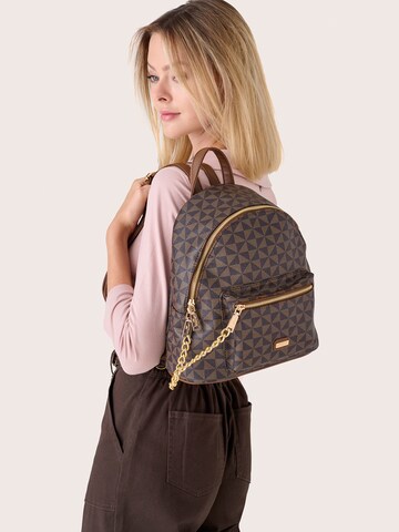 Sac à dos Camomilla Italia en marron : devant