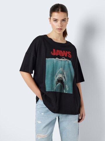 melns Noisy may T-Krekls 'IDA JAWS': no priekšpuses