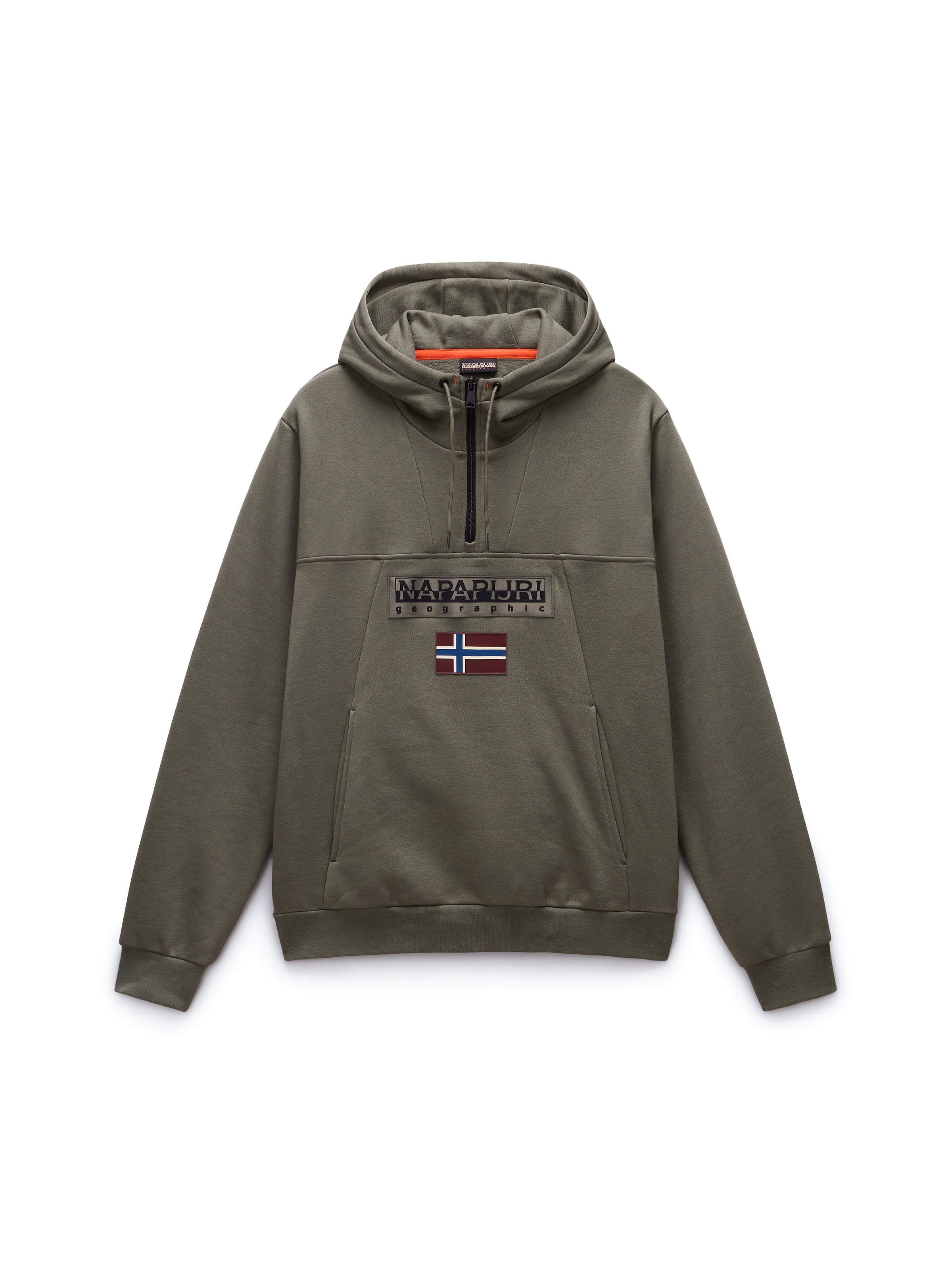 NAPAPIJRI Tréning póló 'Burgee 2.0' - zöld: elől