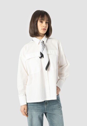 Camicia da donna 'Delia' di Elias Rumelis in bianco: frontale