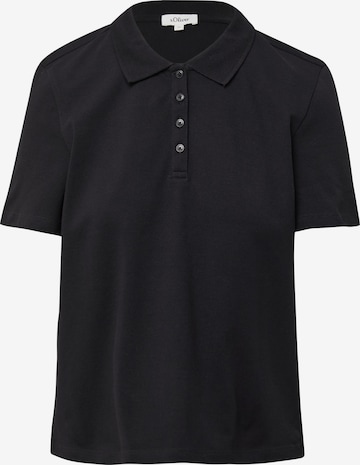 s.Oliver Shirt in Zwart: voorkant