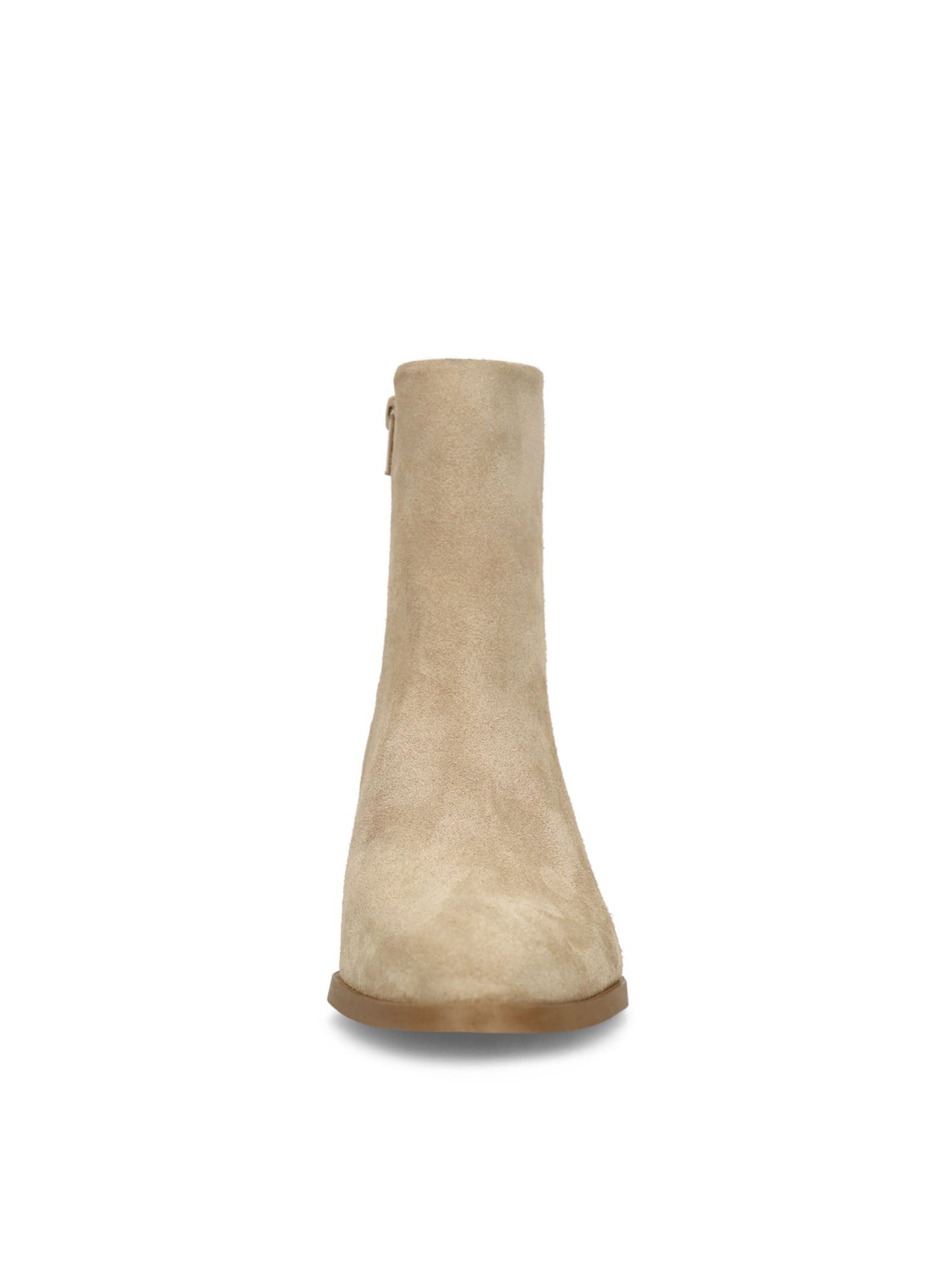 MANFIELD Stiefelette in Beige