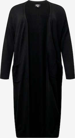 ONLY Curve Knit cardigan 'LESLY' in Black: front