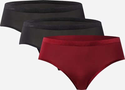 Dorina Slip 'Jane' en rouge foncé / noir, Vue avec produit