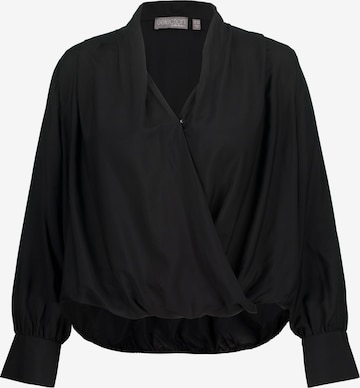 Ulla Popken Blouse in Zwart: voorkant